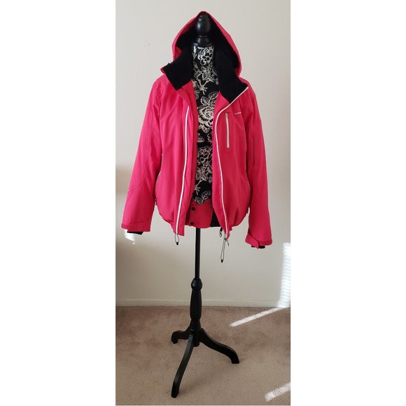 Wedze pink ski jacket with detachable hood - Picture 1 of 4
